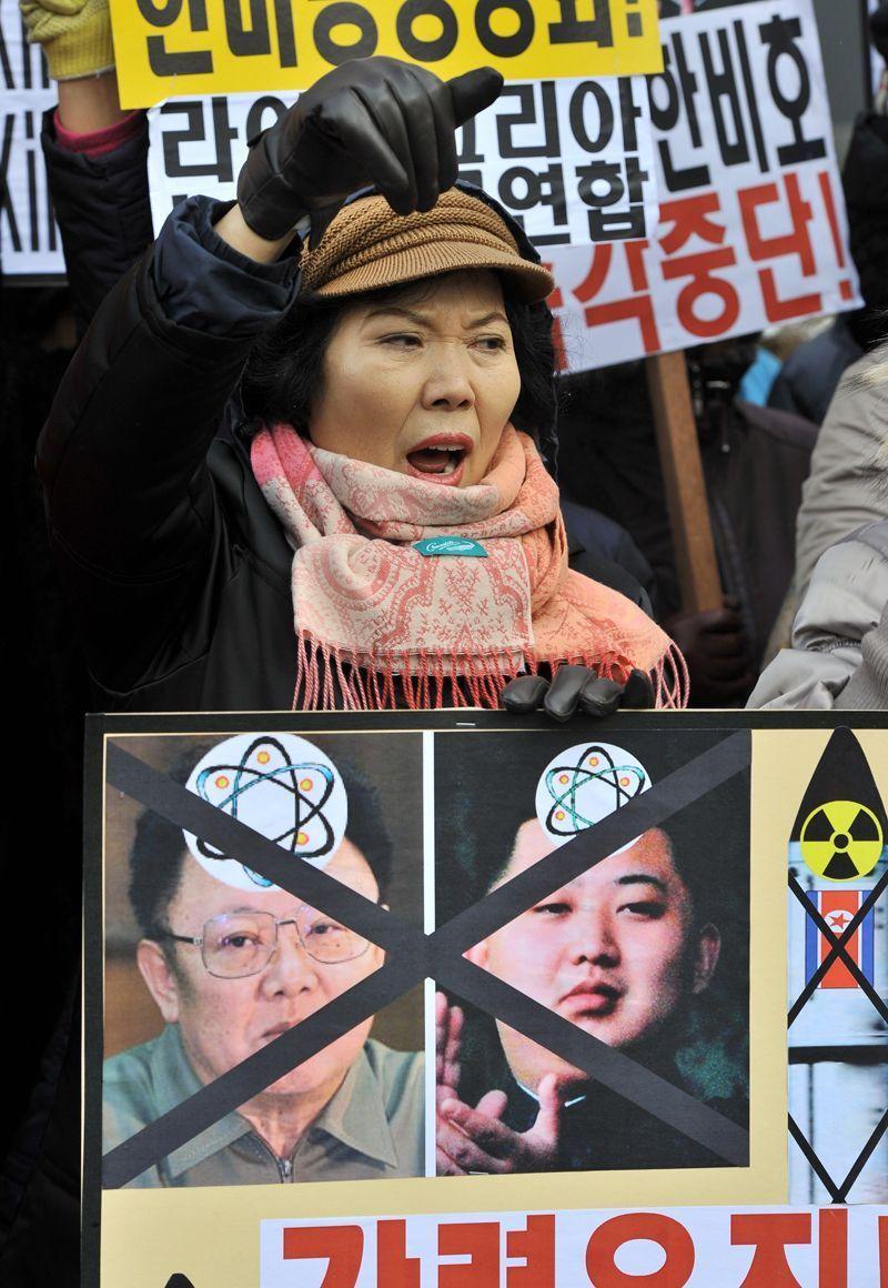 South Korean Protest Against North S Sacred War Threat Arabian