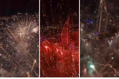 Sheikh Hamdan Shares Incredible Dubai New Years Eve Firework Drone