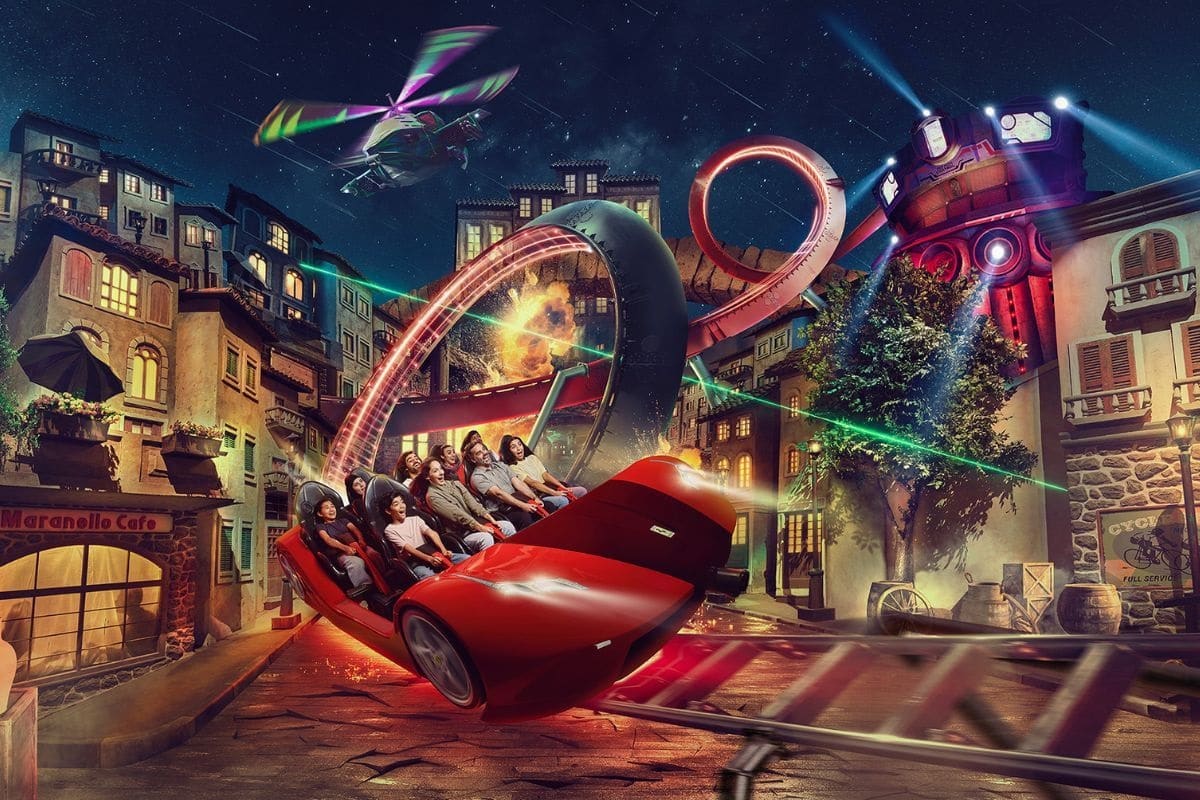 Ferrari World Abu Dhabi Opens New Spy Themed Rollercoaster Arabian