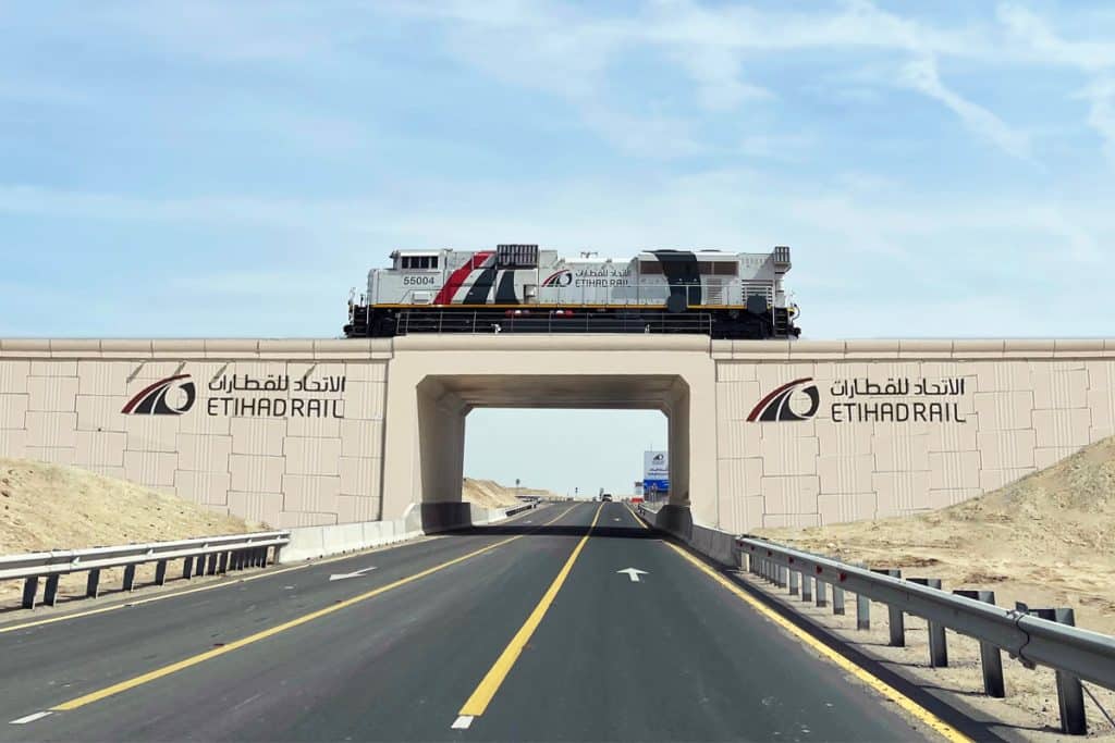 UAE Railway Etihad Rail Completes Construction Cargo Services Fully