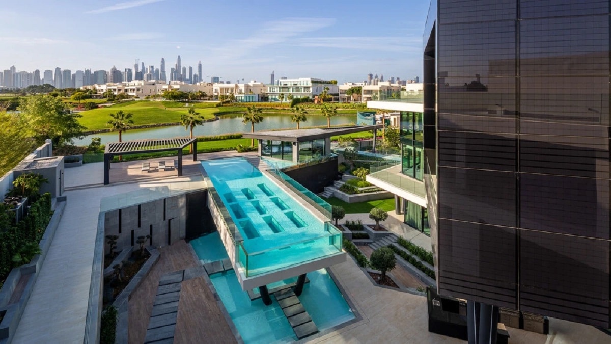 Dubais First Two Storey Swimming Pool At 100m Villa Arabian