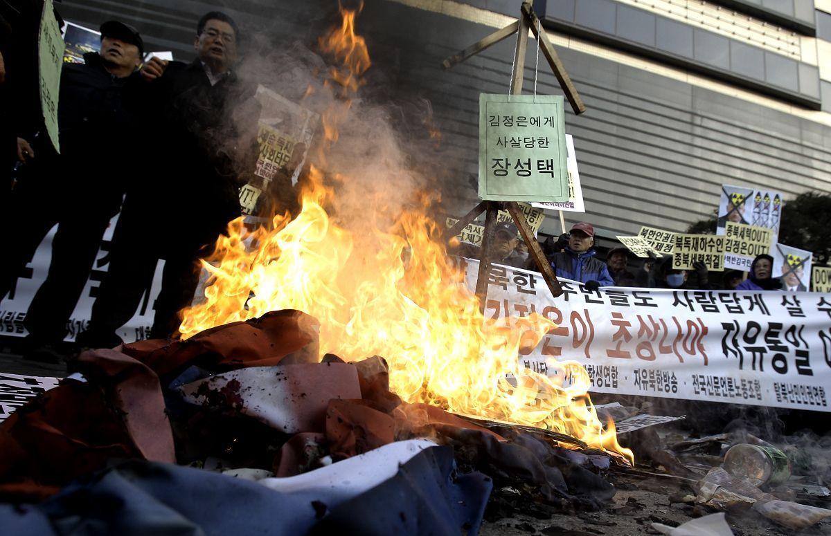 Anti North Korea Rally In Seoul Arabianbusiness