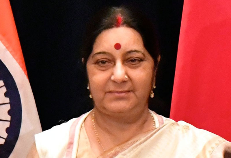 India's foreign minister Sushma Swaraj