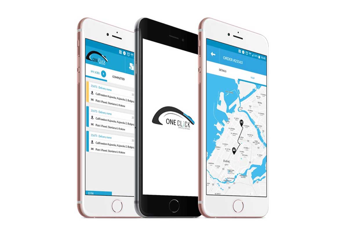 One Click platform connects all stakeholders in the delivery process.