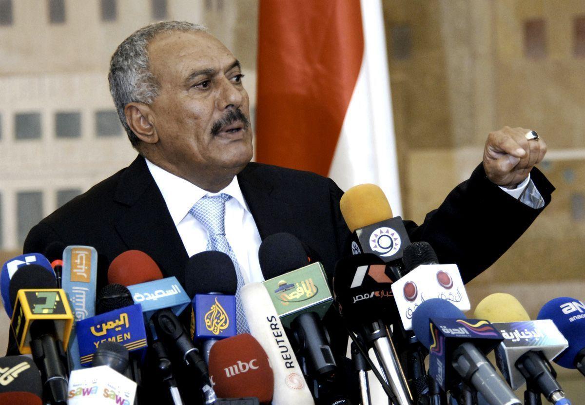 Yemens president Ali Abdullah Saleh. (Getty Images)