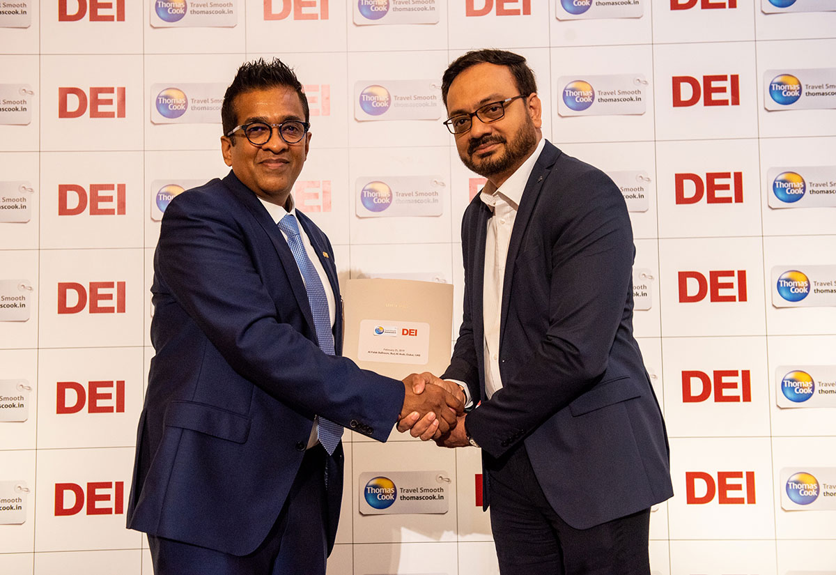 K. S. Ramakrishnan, President and CEO, Digiphoto Entertainment Imaging (DEI) and Mahesh Iyer, CEO Thomas Cook India Group