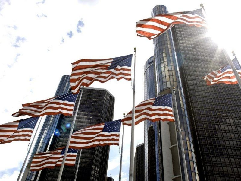 General Motors headquarters. (Getty Images)