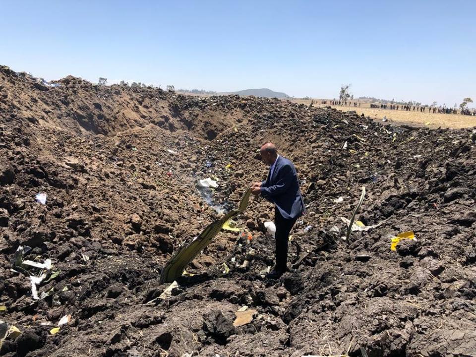 The plane was also carrying at least 19 United Nations officials, some of whom were en route to a major UN-sponsored environmental conference in Nairobi, Kenya.