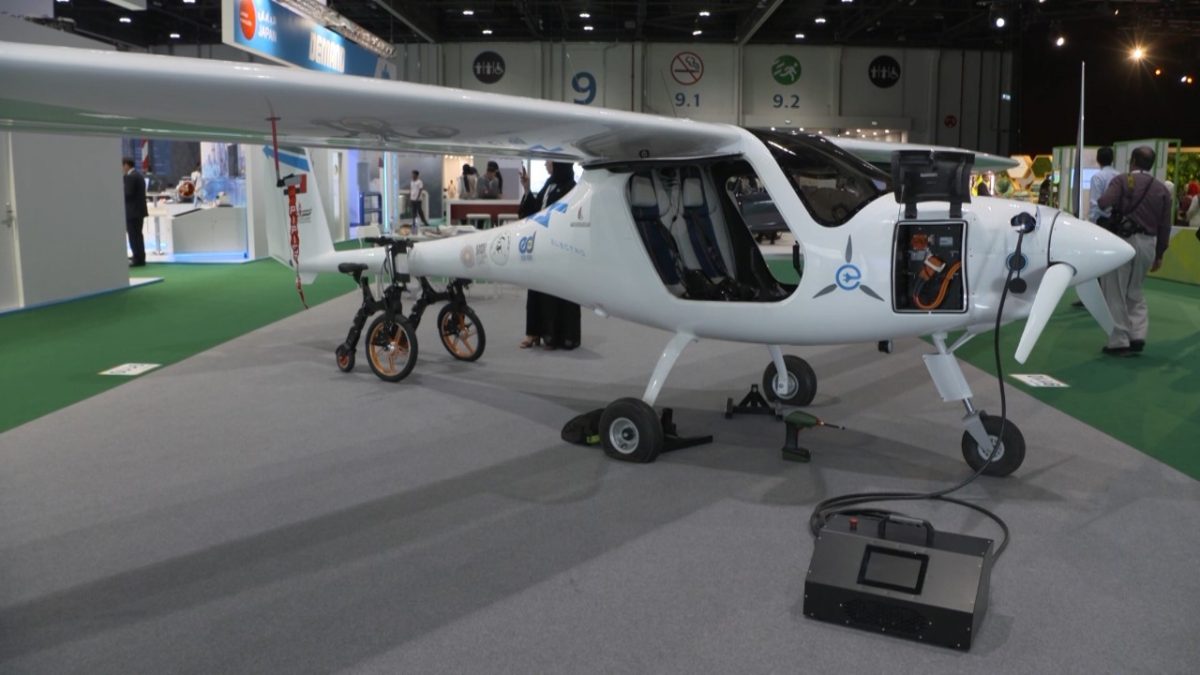 The eco-friendly aircraft goes by the name Alpha Electro and is the first of its kind in the Middle East.