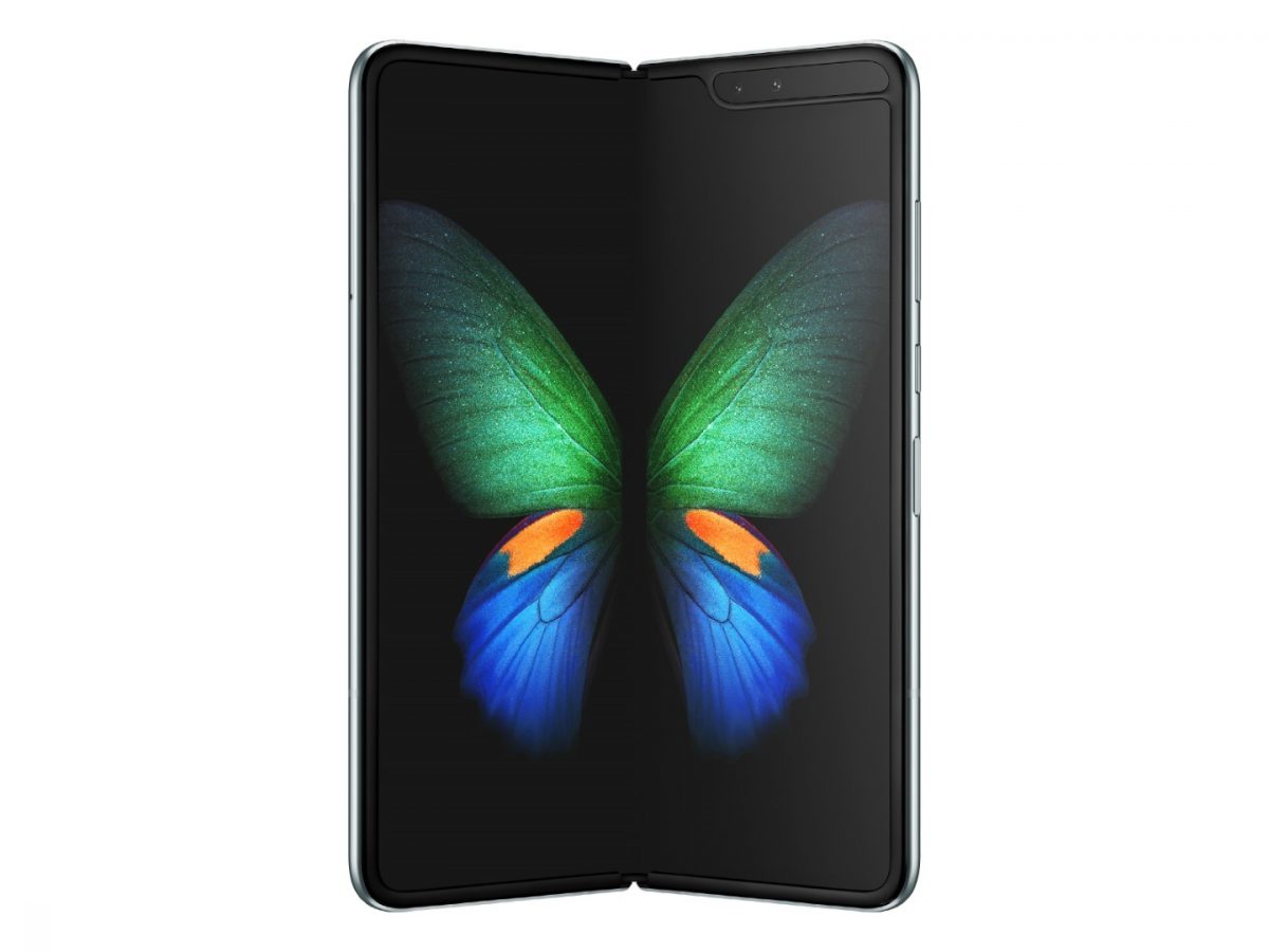 Samsung showed off the Galaxy Fold, a smartphone with a screen that expands to tablet size.