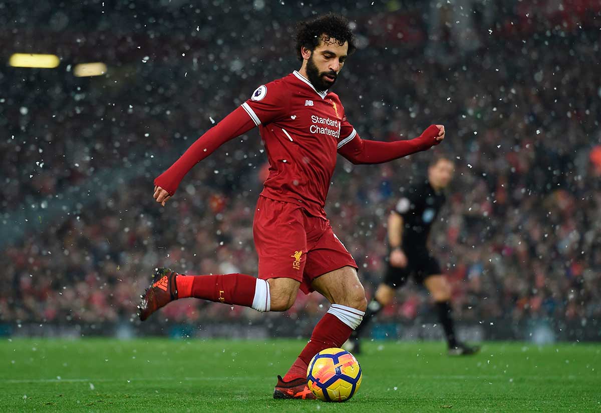 Liverpool's Egyptian midfielder Mohamed Salah.