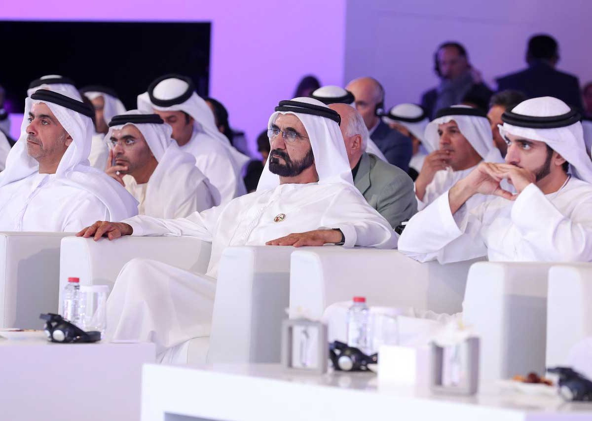 Sheikh Mohammed bin Rashid Al Maktoum, Vice President and Prime Minister of the UAE and Ruler of Dubai, attending the Arab Strategy Forum.