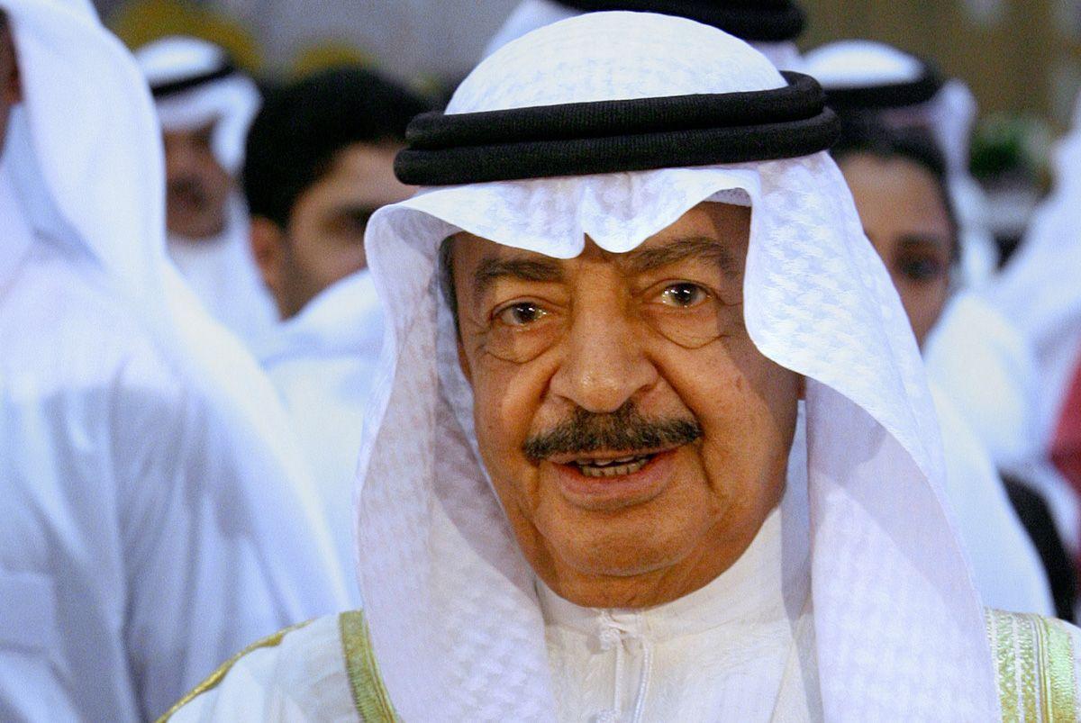 Bahrain Prime Minister Prince Khalifa bin Salman Al Khalifa.