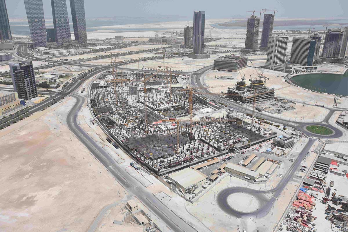 Reem Mall, the $1.2 billion retail destination being built on Reem Island on the northeast coast of Abu Dhabi.