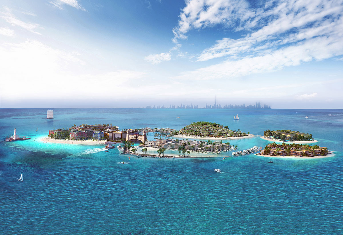 The Heart of Europe is a second home concept in Dubai and tourist destination being developed on six coral-rich islands in The World Islands.