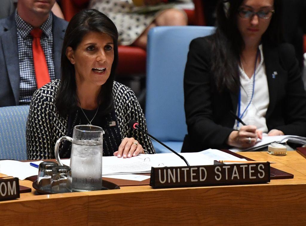 US Ambassador to the United Nations Nikki Haley. (TIMOTHY A CLARY/AFP/Getty Images)