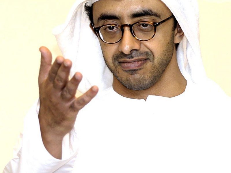 The UAEs Foreign Minister Sheikh Abdullah bin Zayed al-Nahayan. (AFP/Getty Images)