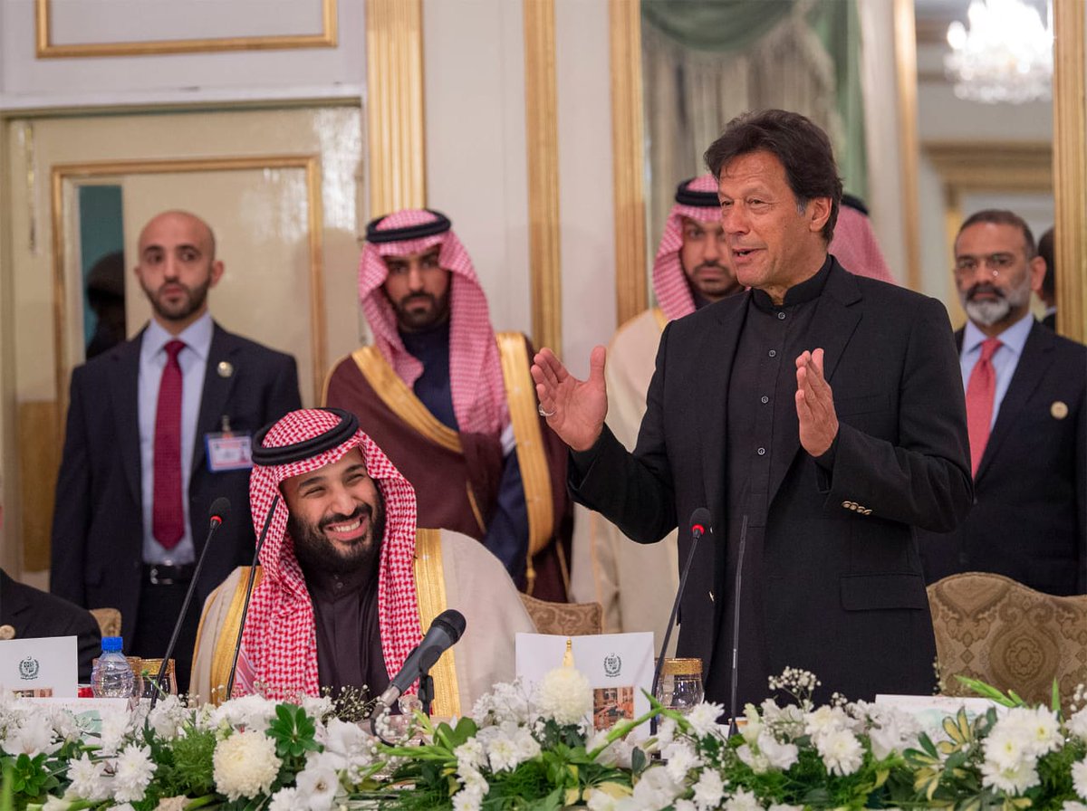 On the first day of Saudi Arabia’s Crown Prince Mohammed Bin Salman trip to Pakistan, the country's Prime Minister Imran Khan asked the kingdom's leaders to “ease the hardships” of labourers in the country, and to “look upon them as your own people.”