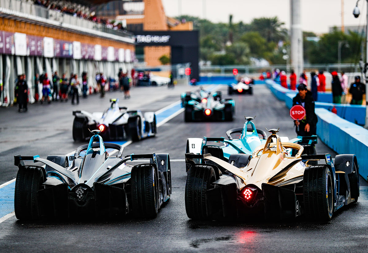 The ABB FIA Formula E Championship was recently held in Ad Diriyah, Saudi Arabia. (Photo by Sam Bloxham/Handout/Getty Images)