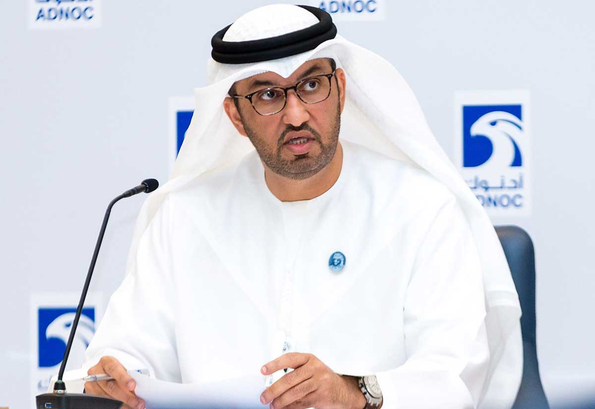 Dr Sultan Ahmed Al Jaber, UAE Minister of State and Adnoc Group CEO.