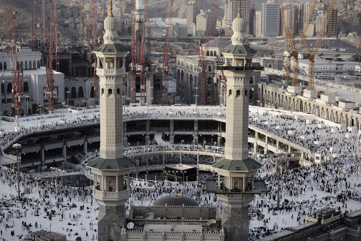 Umrah is the lesser pilgrimage to Mecca that can be completed throughout the year, as opposed to the annual hajj pilgrimage.