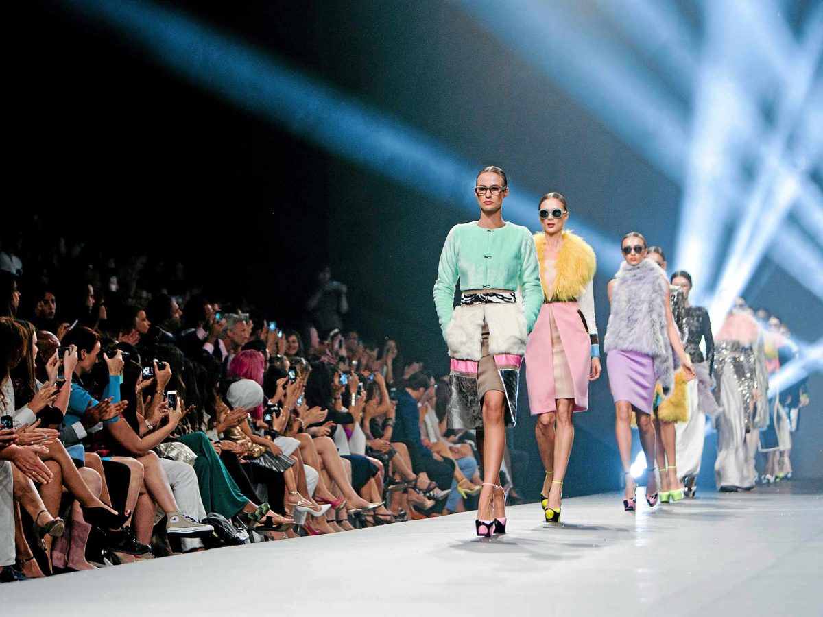 On the catwalk at Fashion Forward in Dubai Design District. Will it ever become a global setting for regional designers?