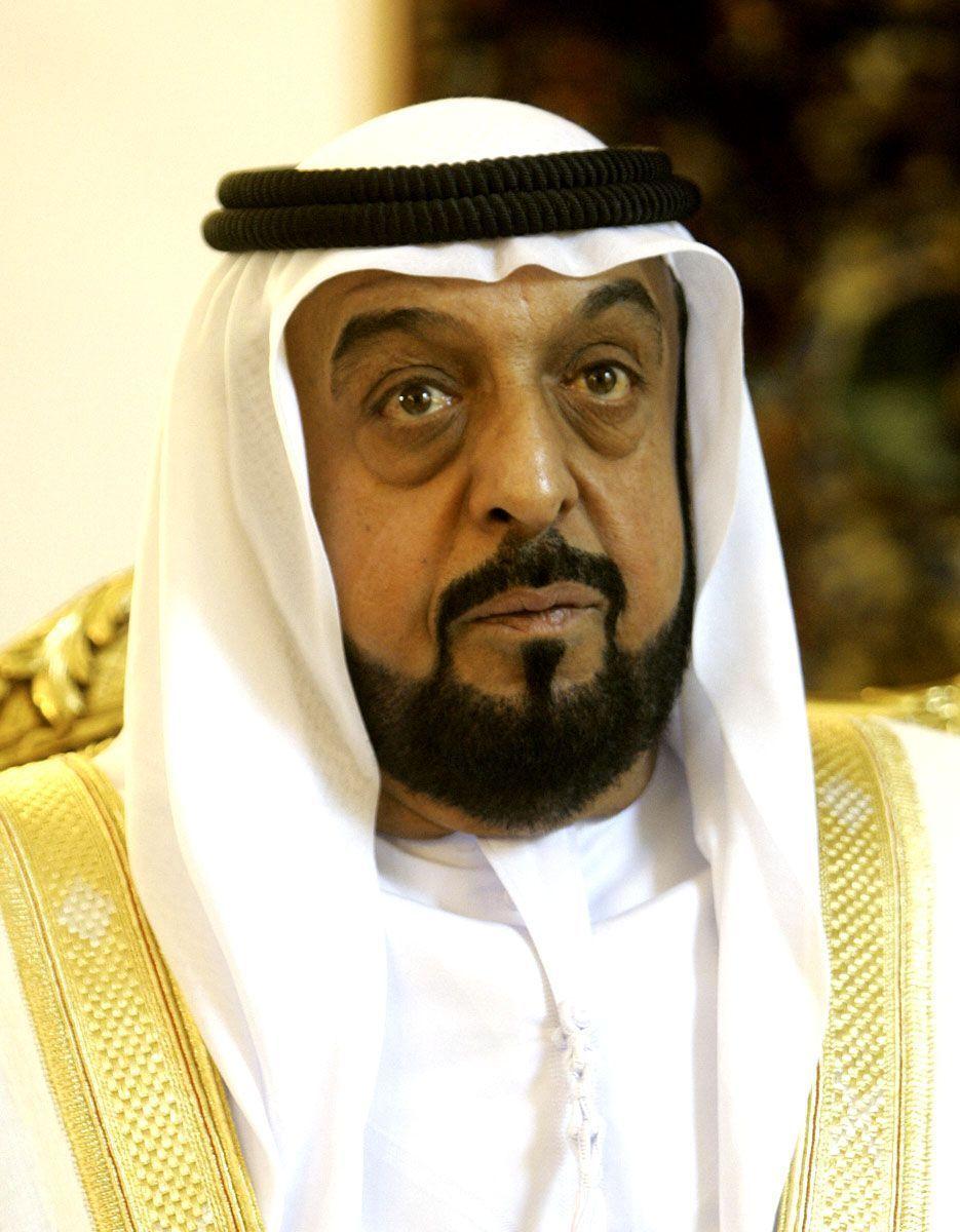 UAE President Sheikh Khalifa bin Zayed Al Nahyan