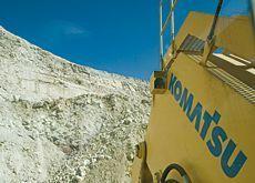 Komatsu suffered at the hands of Caterpillar’s profit announcement. (DAVID BOILY/AFP/Getty Images)