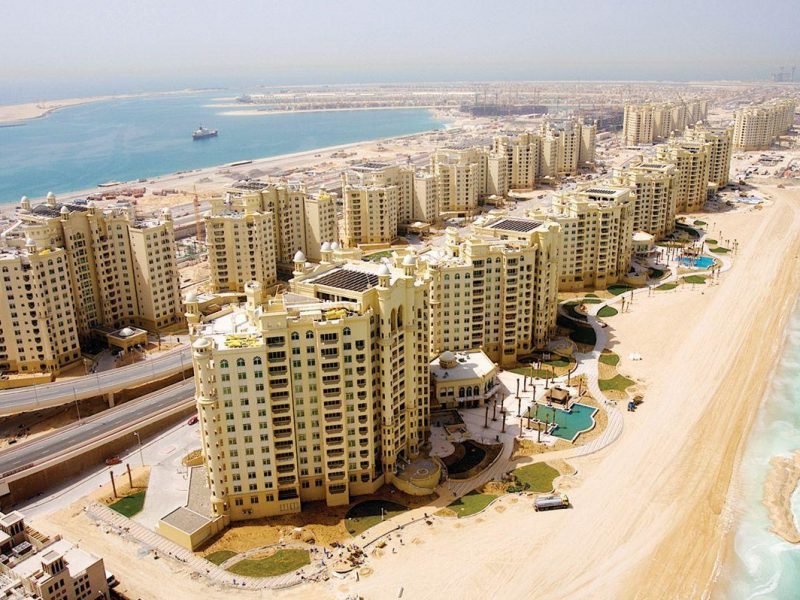 The luxury Shoreline apartments on Dubais Palm Jumeirah