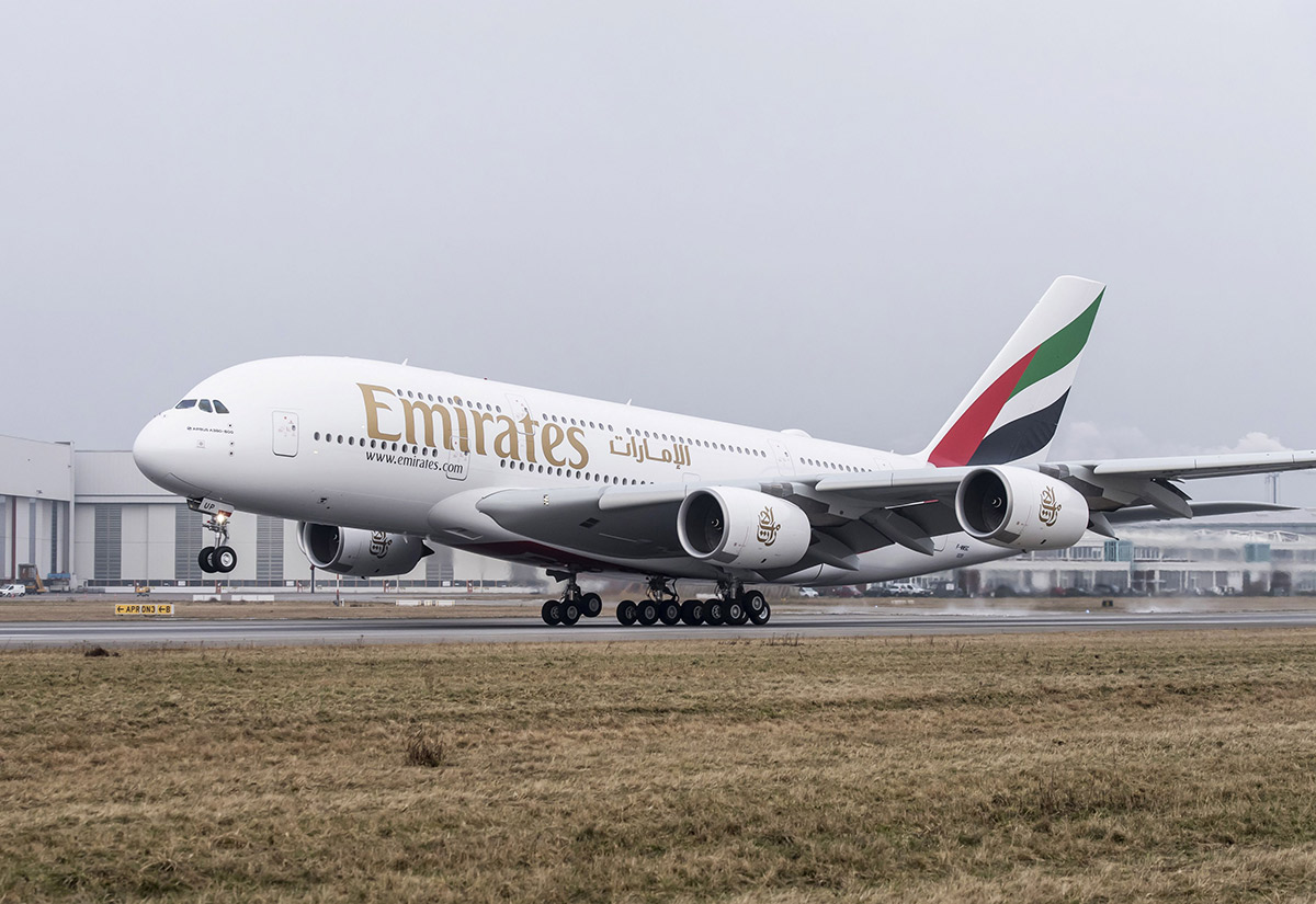 Emirates is the world's largest operator of the A380, with 115 in its fleet flying to 53 destinations across the globe and has flown its superjumbo to Bahrain three times on one-off missions to cater to seasonal demand.