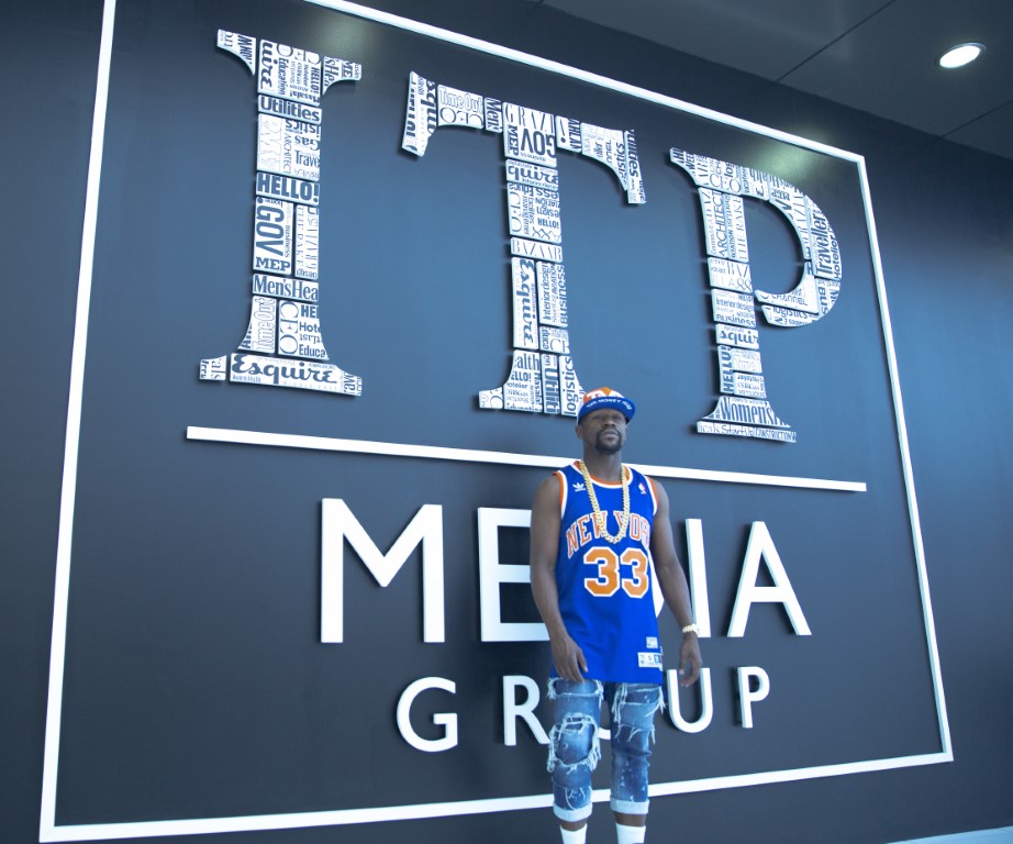 Floyd Mayweather visited ITP Media offices in Dubai during his recent visit to the UAE.