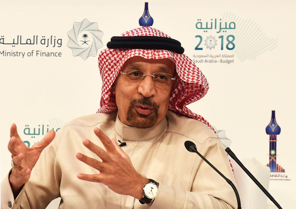 Saudi Arabia's Minister of Energy Industry and Mineral Resources Khalid AlFalih 
Photo: FAYEZ NURELDINE/AFP/Getty Images