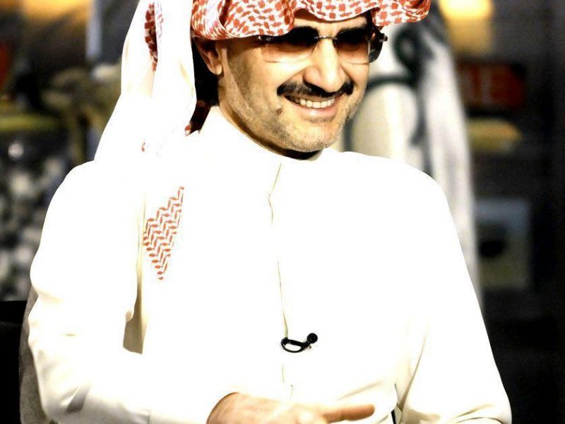 Saudi businessman Prince Alwaleed Bin Talal Al Saud.