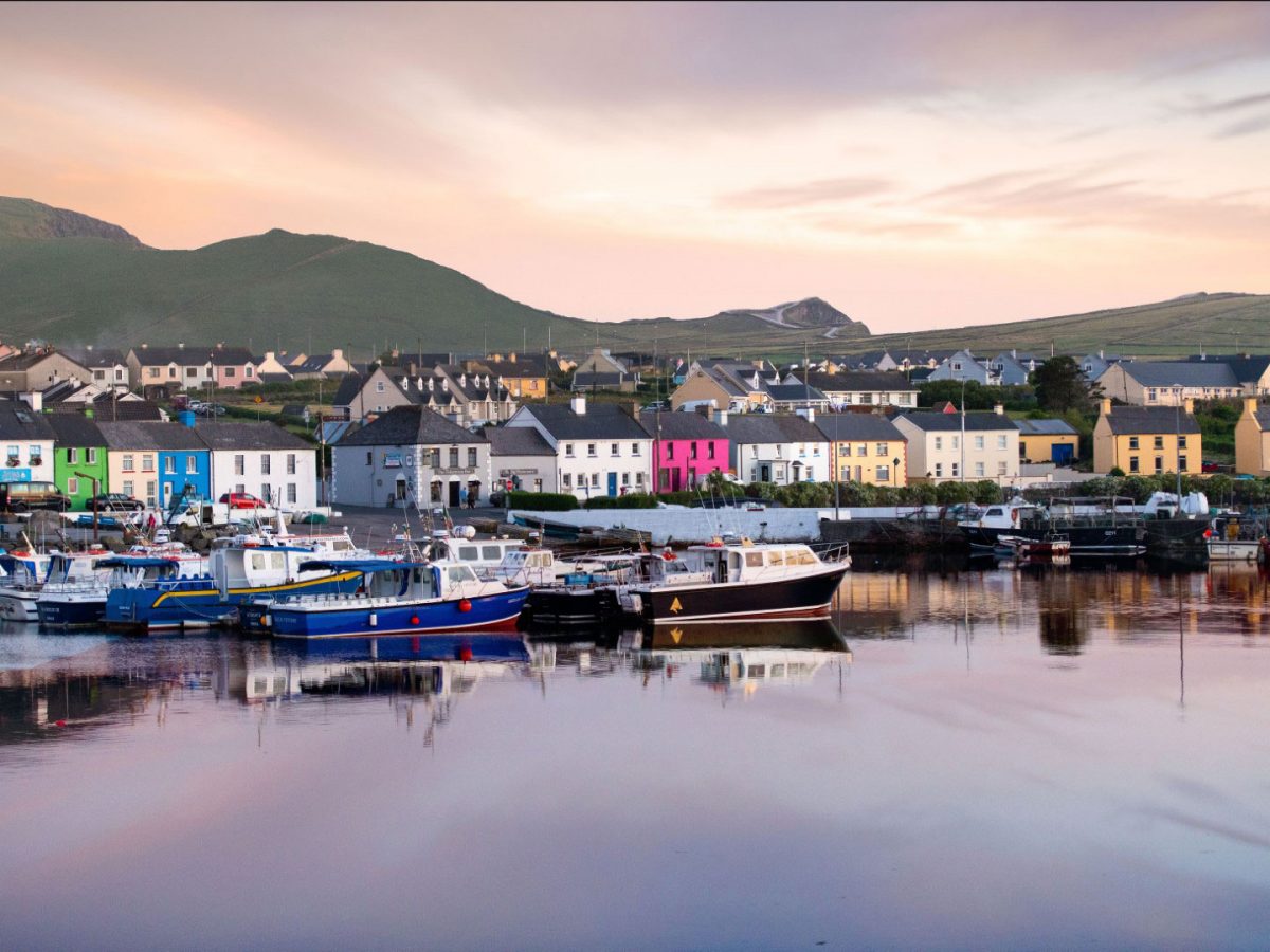 Portmagee, Co Kerry, a departure point for tourists travelling to visit Skellig Michael.