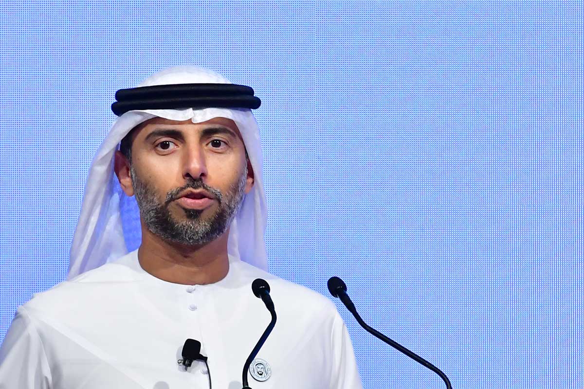 UAE energy minister Suhail Al Mazrouei.