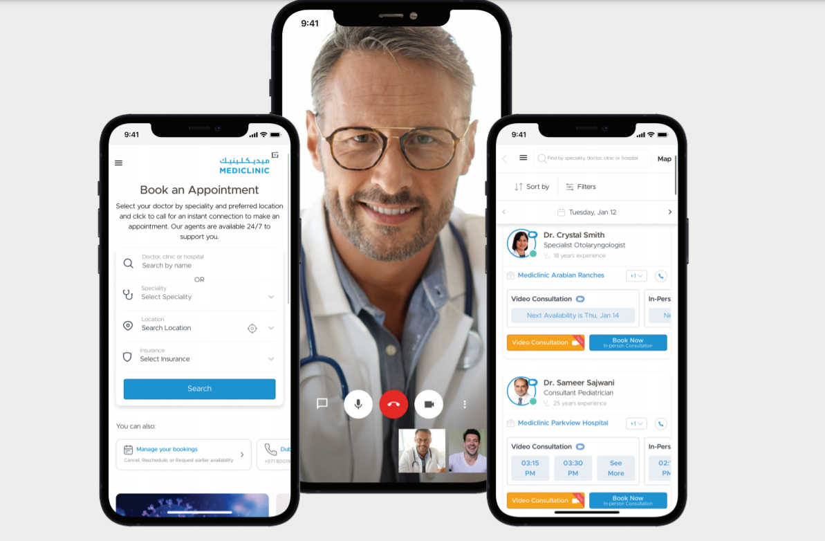 Mediclinic Middle East launches new online appointment booking app and  telemedicine portal - Arabian Business: Latest News on the Middle East,  Real Estate, Finance, and More