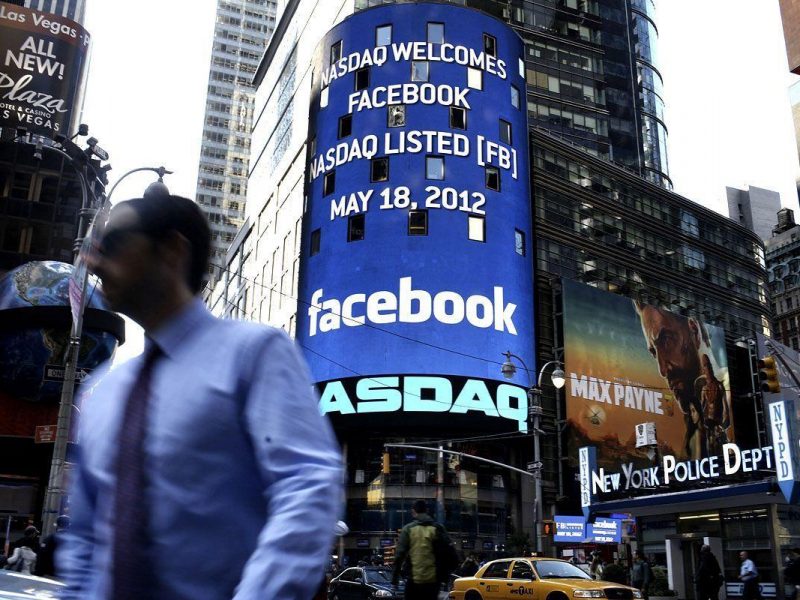 Facebook listed its shares on Friday in the third-largest IPO in US history, (Getty Images).