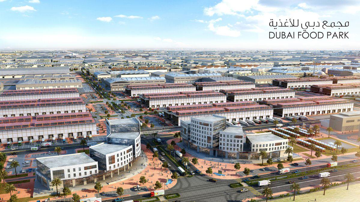 Construction work is continuing on the $1.5 billion Dubai Food Park.