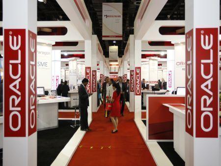 The Oracle stands at Gitex 2008. (ITP Images)