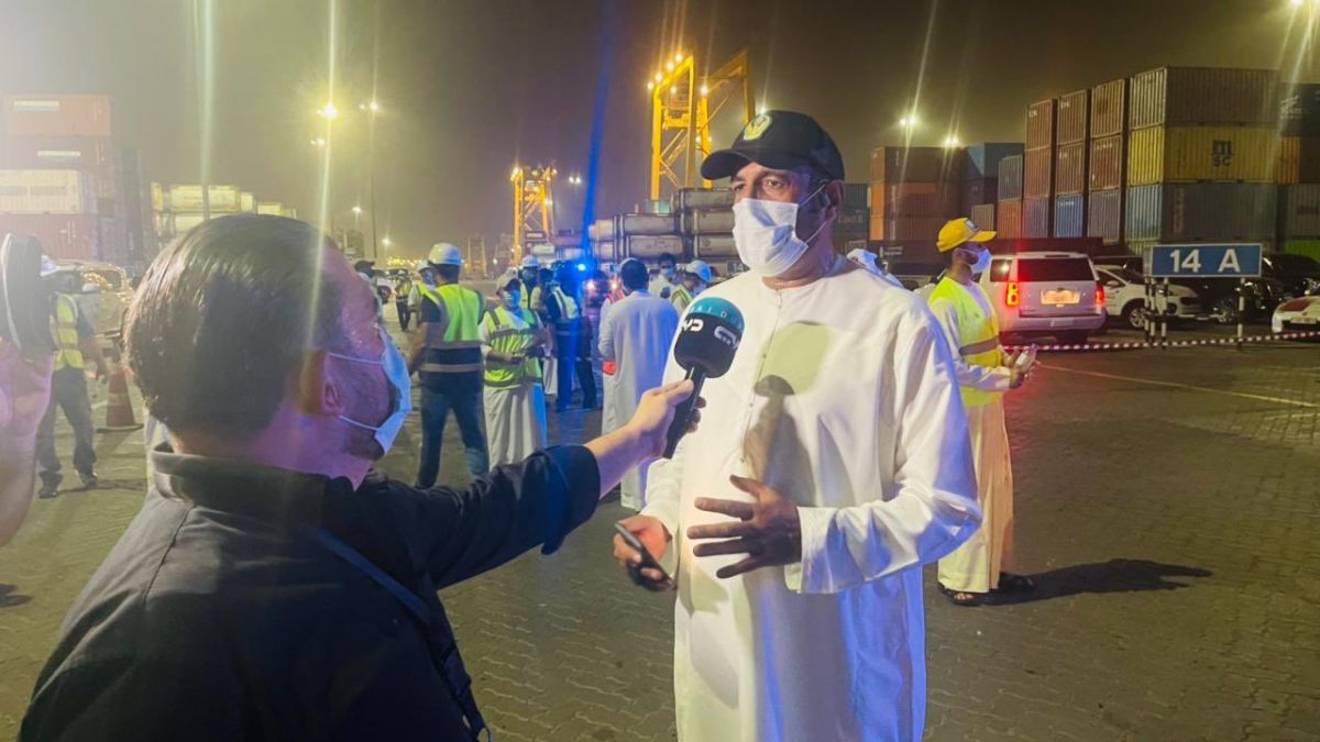 Director general of Dubai Civil Defence Major General Rashid Thani Al Matrooshi.