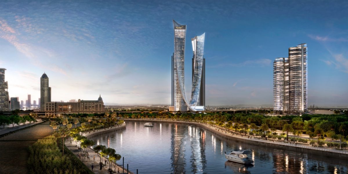 Slated for completion in 2021, the multi-tower Aykon City community consists of residences, serviced apartments, a hotel property and office spaces.