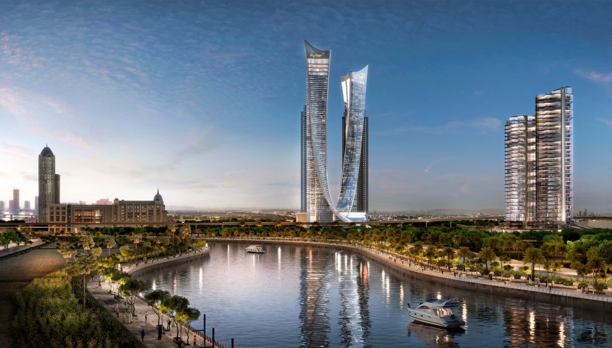 Slated for completion in 2021, the multi-tower Aykon City community consists of residences, serviced apartments, a hotel property and office spaces.