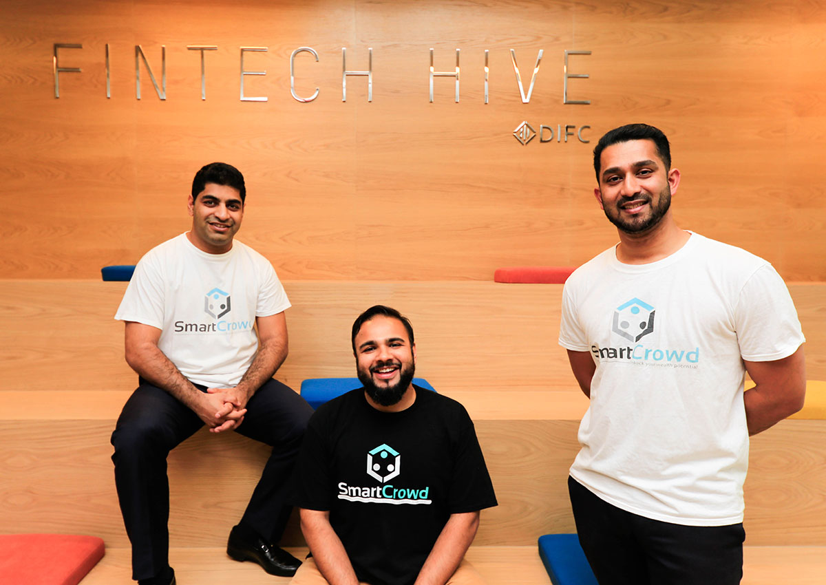 Abdul Kadir Faizal, co-founder, COO, Siddiq Farid, founder, CEO, and Musfique Ahmed, co-founder, chief digital officer.