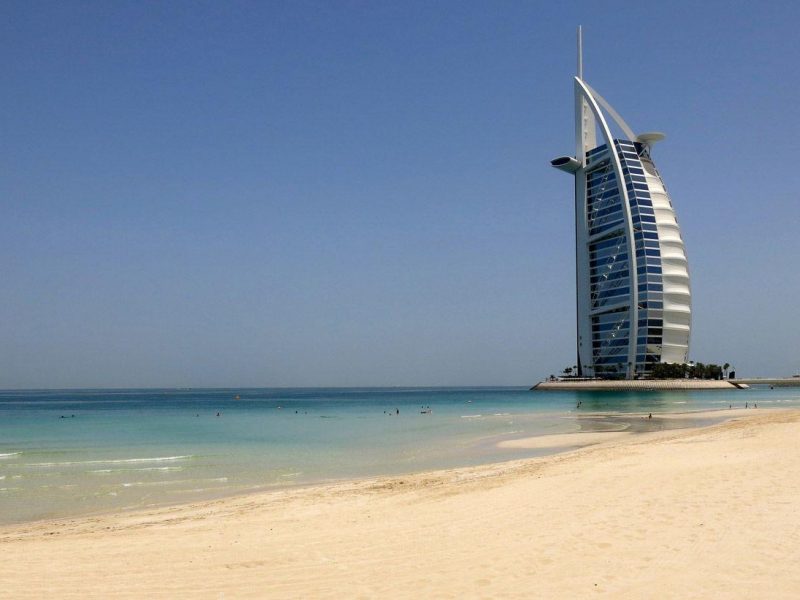 Jumeirah Groups Burj Al Arab hotel, which is part of Dubai Holdings portfolio of assets. (AFP/Getty Images)