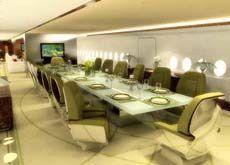 FLYING PALACE: US design firm Doret Industrial unveiled plans for that could be the interior of Prince Alwaleeds A380 last year.