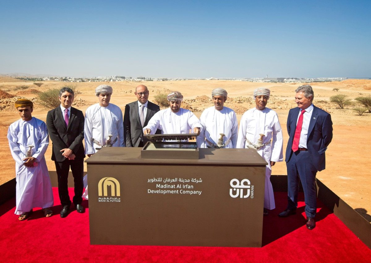 The foundation stone laying ceremony also revealed the formation of a joint venture company between the two entities, named Madinat Al Irfan Development Company.