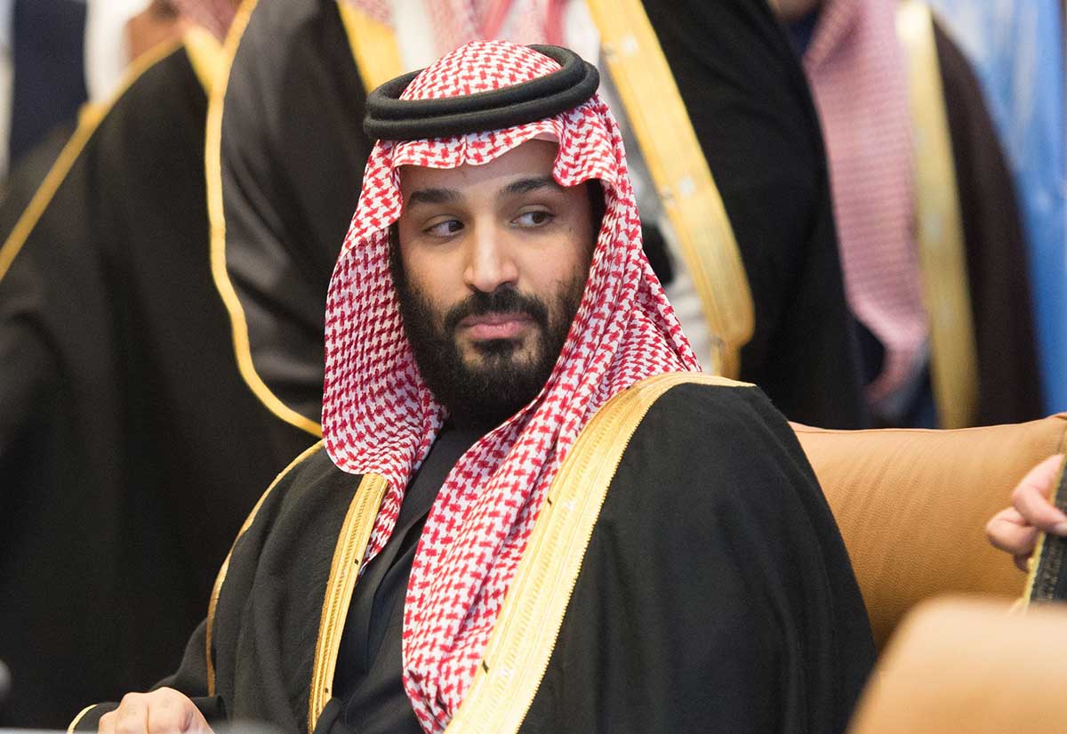 Crown Prince Mohammed bin Salman, heir to the Saudi throne.