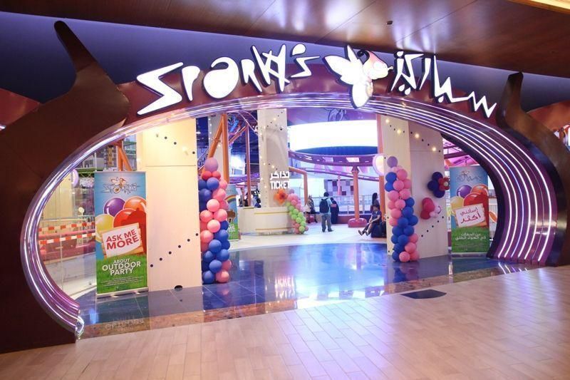 Sparky's currently features bowling alleys, family ice rinks, 4D cinemas, kids and adults rides and arcade games.