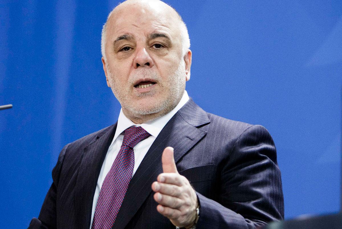 Iraqi Prime Minister Haider al-Abadi.