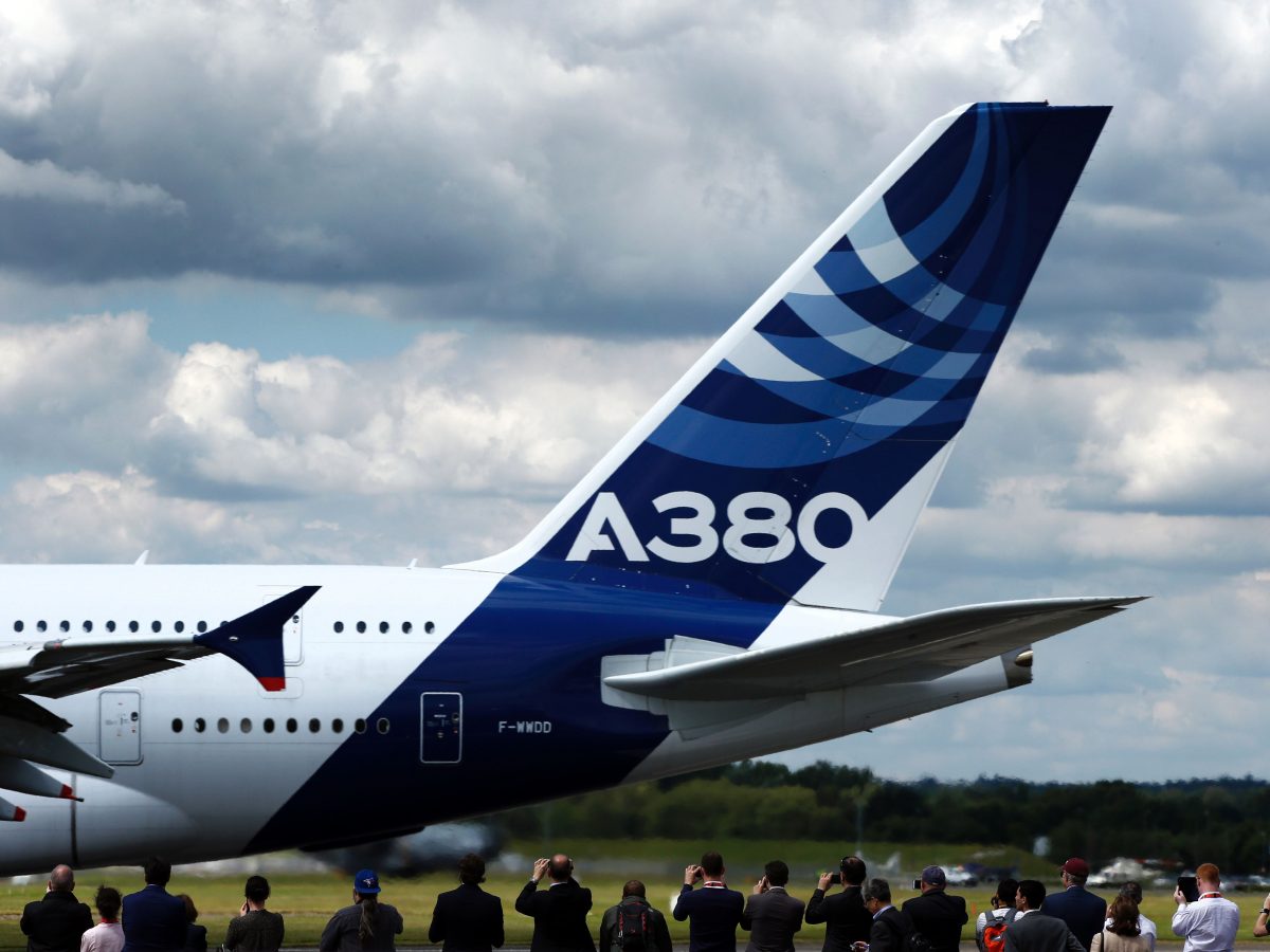 Airbus, which rivals Boeing of the US, said it was maintaining its forecast for deliveries of 800 commercial aircraft this year.